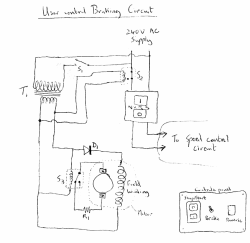 The motor braking circuit