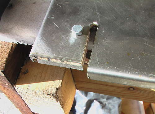 Hand filing the headstock We make it nice and square with a hand file