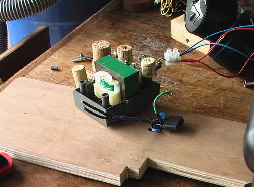 Step down transformer stand off