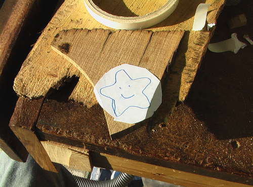 Scroll saw star