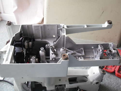 Sewing machine underbelly