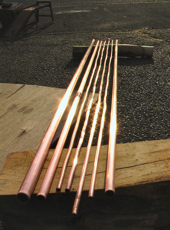 integral copper tubes