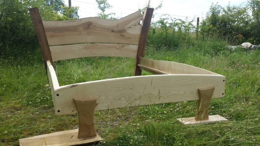 Hand made bed frame