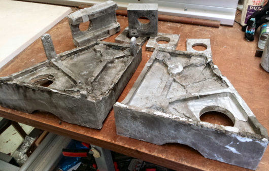 Aluminium Castings made with lost foam method. 